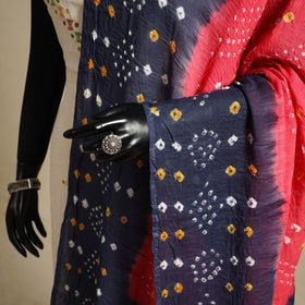 Multicolor - kutch tie-dye cotton bandhani dupatta 54