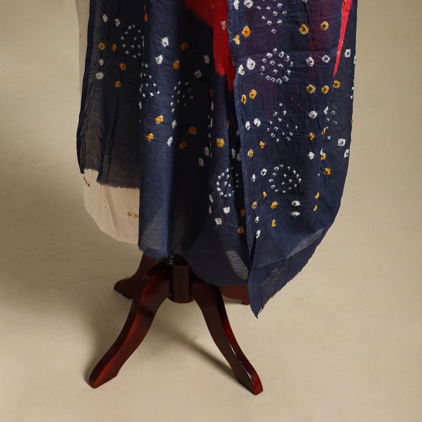 Multicolor - kutch tie-dye cotton bandhani dupatta 54