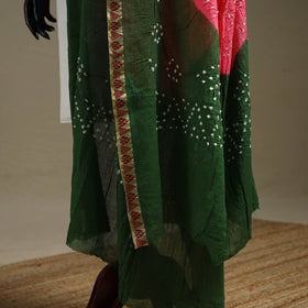 Kutch tie-dye cotton bandhani dupatta with border 49