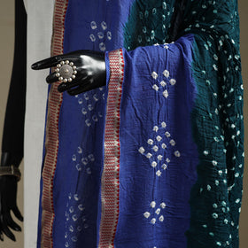 Kutch tie-dye cotton bandhani dupatta with border 56