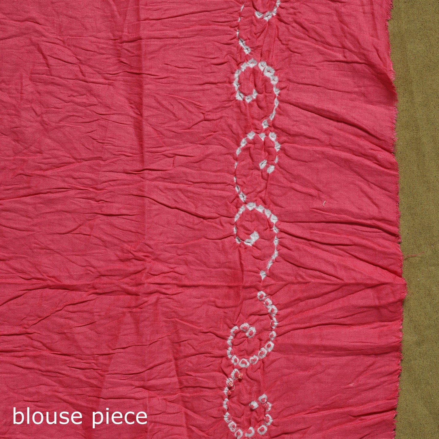 Kutch tie-dye pure cotton bandhani saree 03 - handcrafted