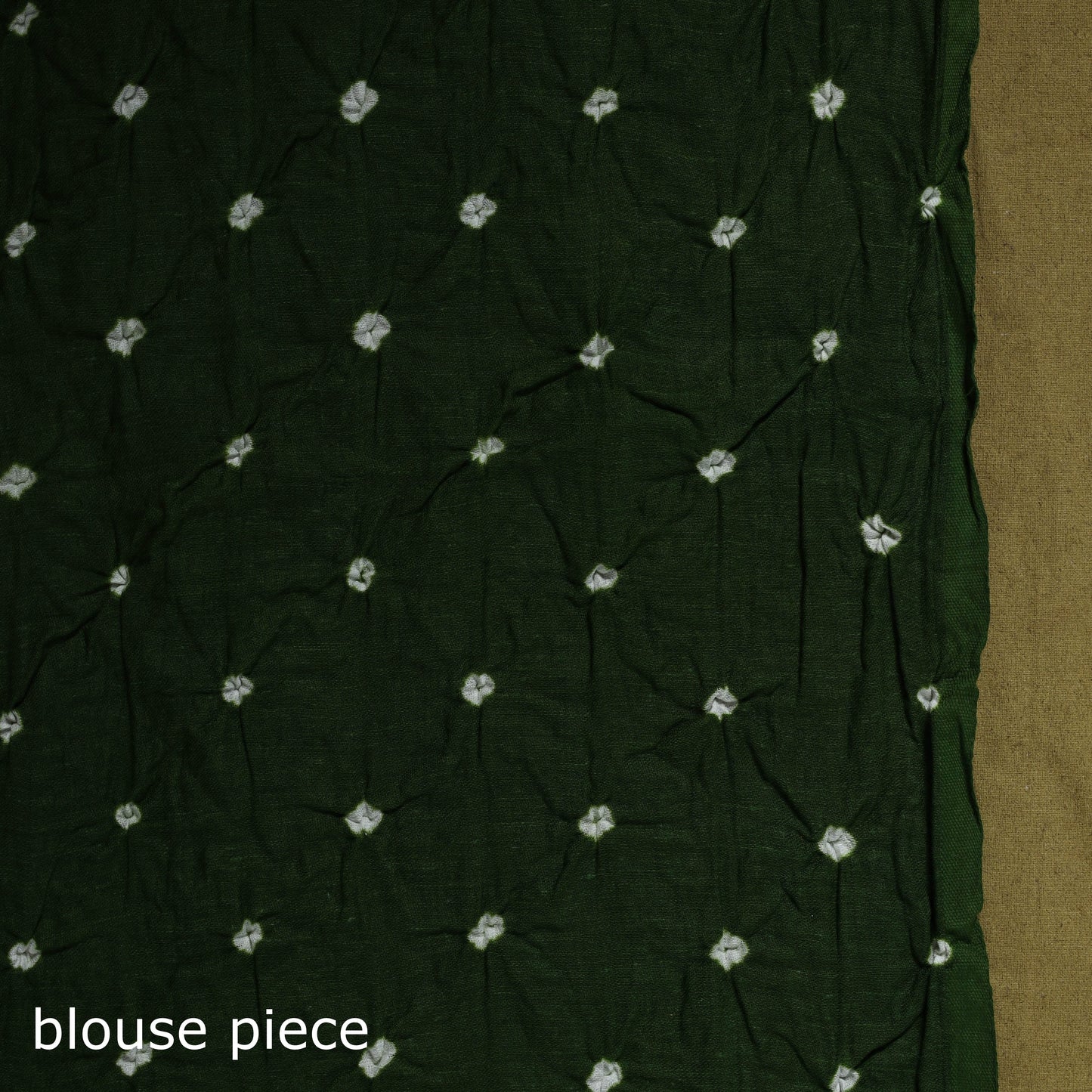 Kutch tie-dye pure cotton bandhani saree 35 - handcrafted