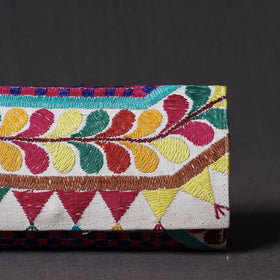 Multicolor Kutchi Embroidery Handmade Clutch Wallet