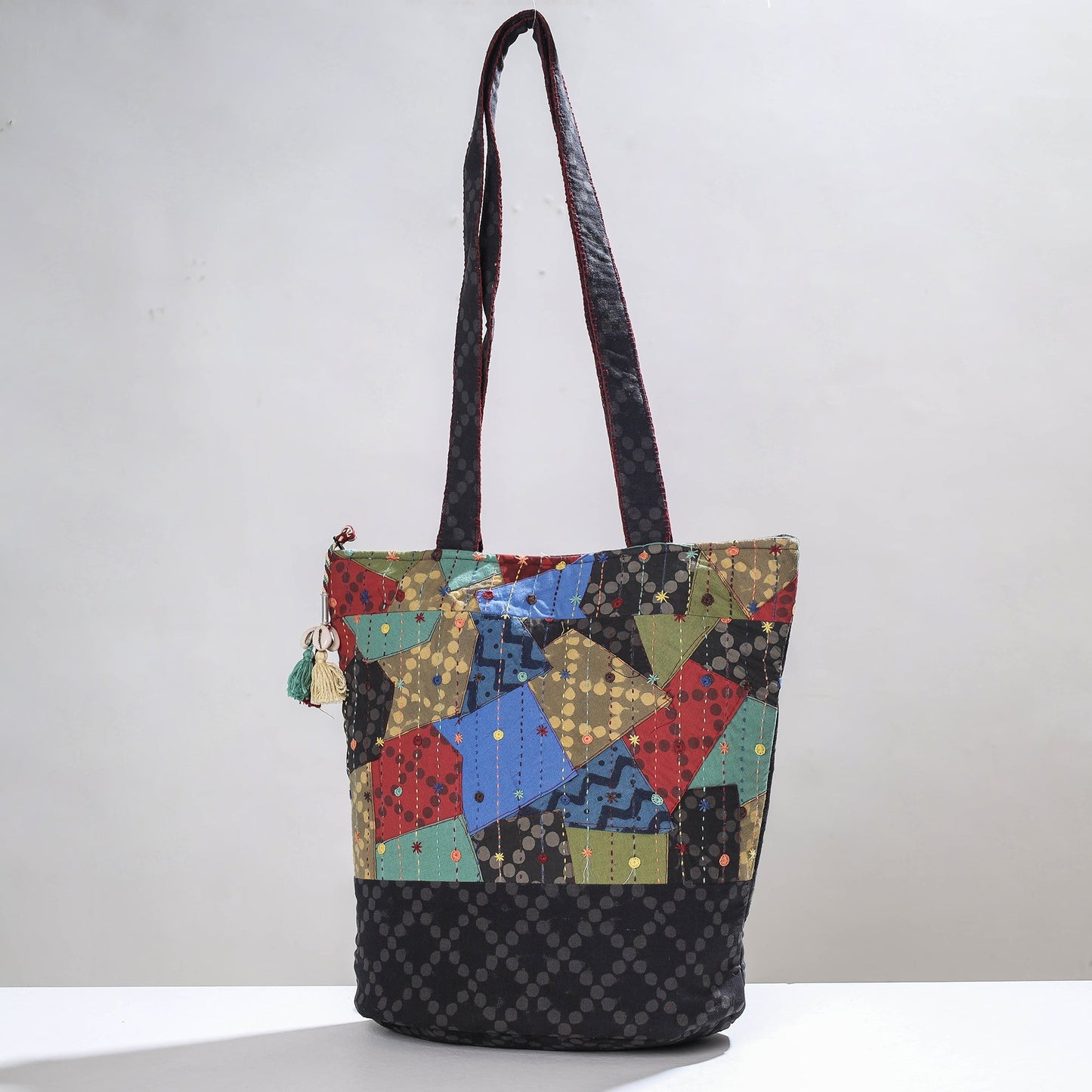  Lambani Hand Embroidery Patchwork Cotton Shoulder Bag Online at iTokri.com