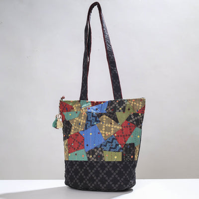  Lambani Hand Embroidery Patchwork Cotton Shoulder Bag Online at iTokri.com