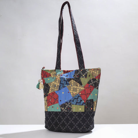  Lambani Hand Embroidery Patchwork Cotton Shoulder Bag Online at iTokri.com