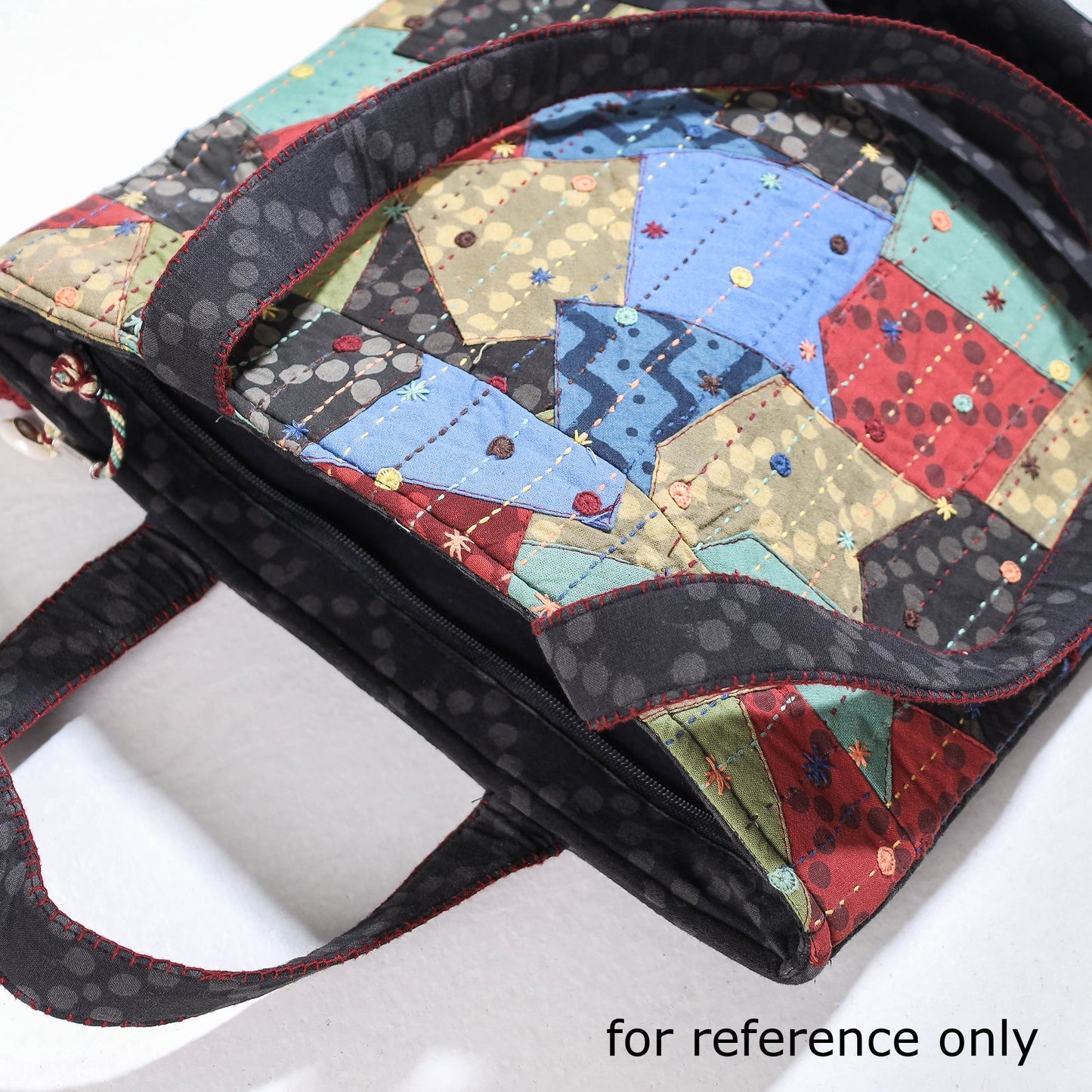  Lambani Hand Embroidery Patchwork Cotton Shoulder Bag Online at iTokri.com