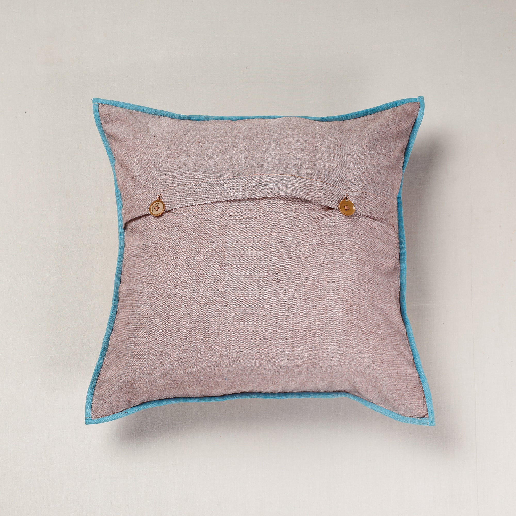 Buy Lambani Mirror Work Patchwork Cotton Cushion Cover (16 x 16 in) Online at iTokri.com