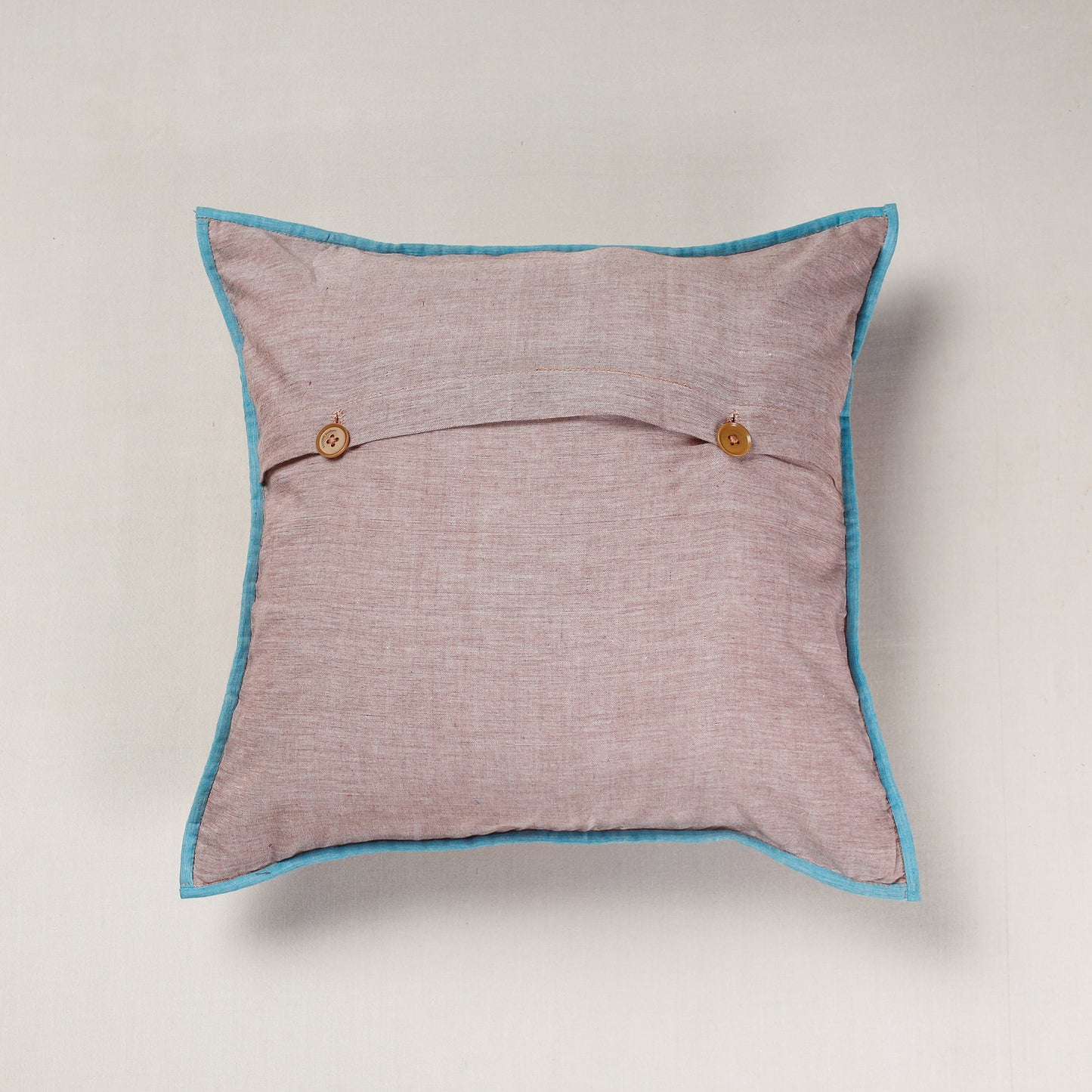 Buy Lambani Mirror Work Patchwork Cotton Cushion Cover (16 x 16 in) Online at iTokri.com