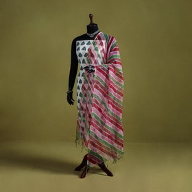 Multicolor - tie-dye kota doria cotton leheriya dupatta 07