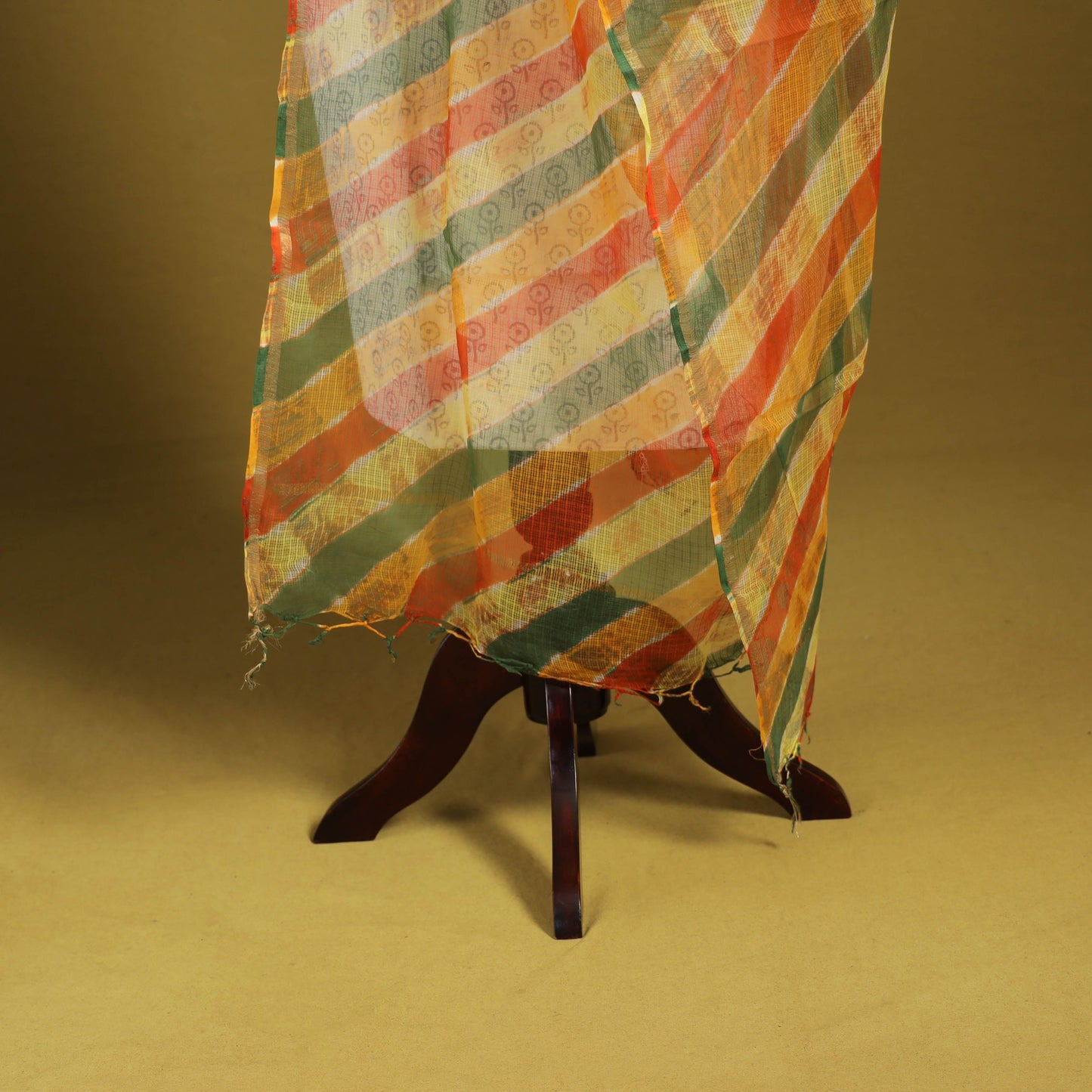 Multicolor - tie-dye kota doria cotton leheriya dupatta 13