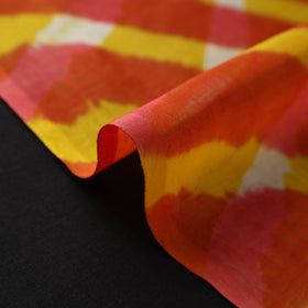 Multicolor - leheriya tie-dye mothra chanderi silk fabric