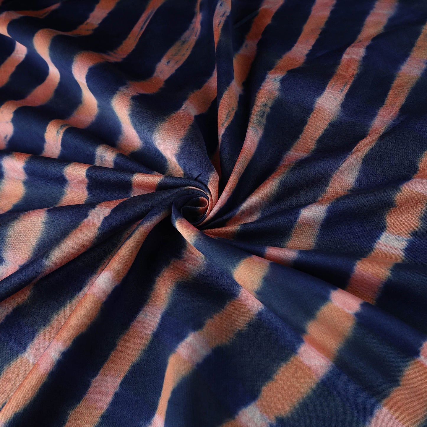 Multicolor - Leheriya Tie-Dye Mothra Chanderi Silk Fabric 21