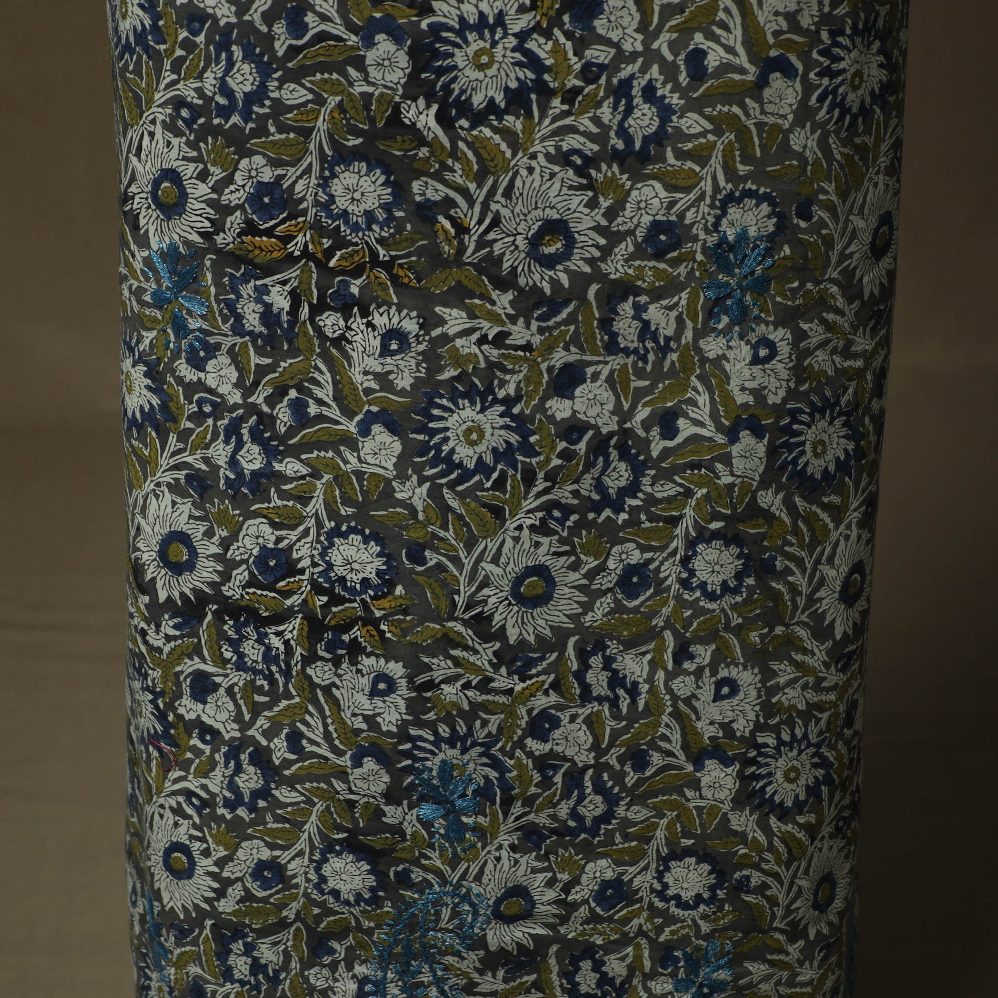 Lucknowi chikankari hand work kalamkari unstitched kurta