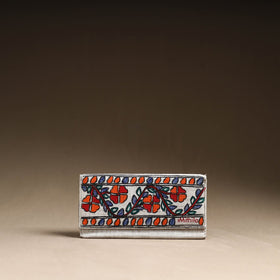 Multicolor Jute Cotton Madhubani Handpainted Clutch Bag