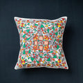 Buy Madhubani Handpainted Cotton Cushion Covers by Ruchi Jha Online at iTokri.com
