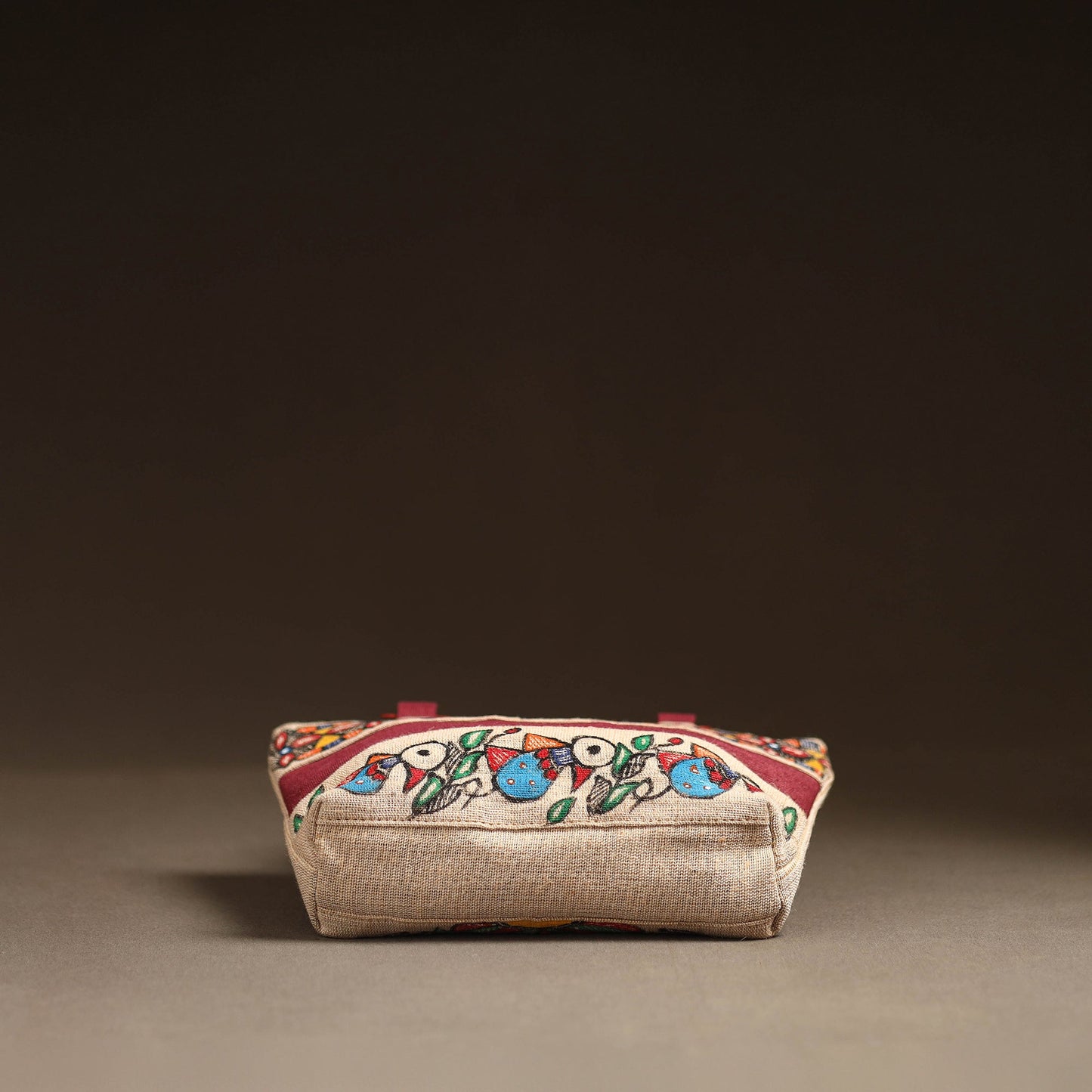 Multicolor - madhubani handpainted handbag 01 - handcrafted
