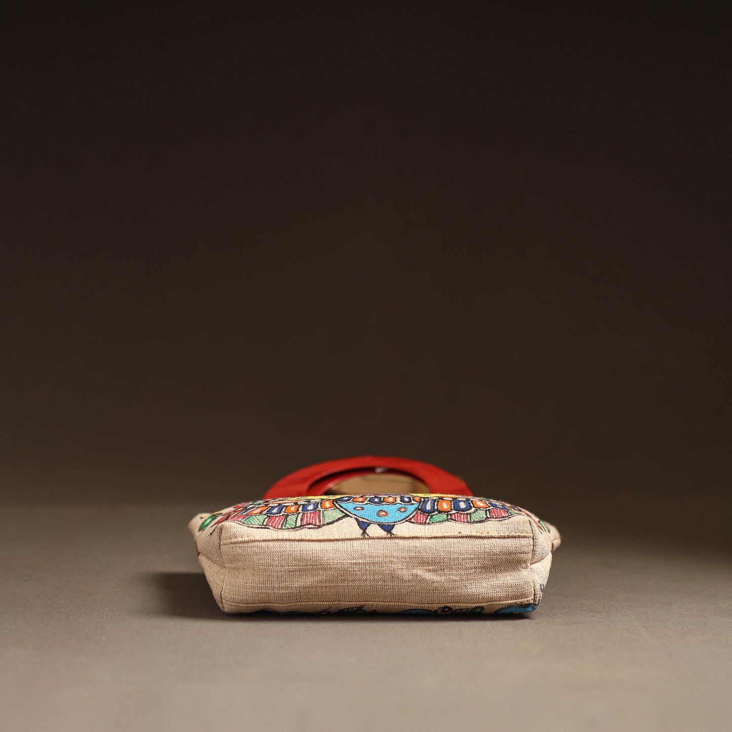 Multicolor - madhubani handpainted handbag 02 - handcrafted