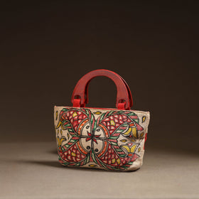 Multicolor - madhubani handpainted handbag 06 - handcrafted