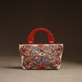 Multicolor - madhubani handpainted handbag 07 - handcrafted