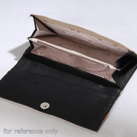 Multicolor Madhubani Handpainted Jute Cotton Clutch