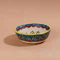Multicolor - Madhubani Handpainted Paper Mache Home Decor Bowl (6 x 6 in)