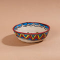 Multicolor - Madhubani Handpainted Paper Mache Home Decor Bowl (6 x 6 in)