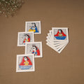 Multicolor - madhubani handpainted wall decor cards (set