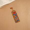 Madhubani handpainted wooden bookmark 15 - handcrafted
