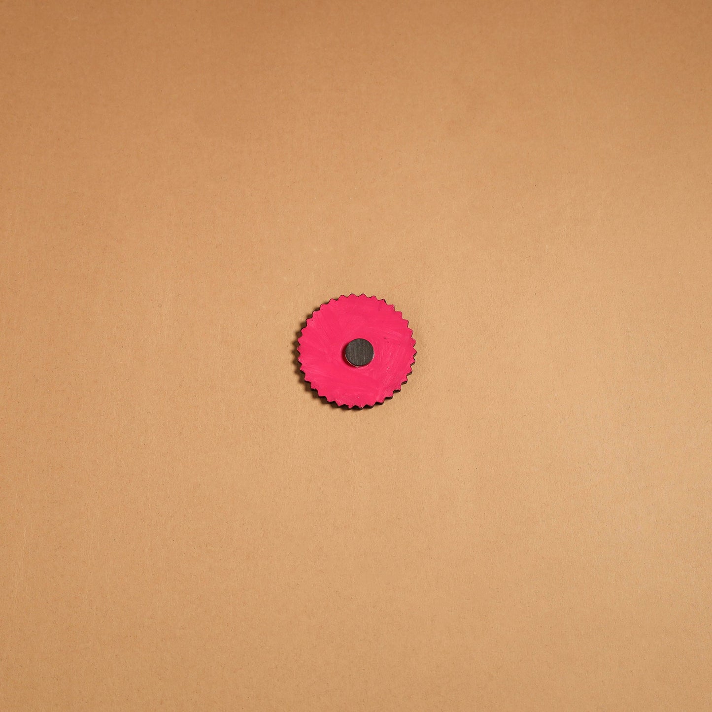 Multicolor - madhubani handpainted wooden fridge magnet 29