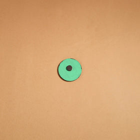 Multicolor - madhubani handpainted wooden fridge magnet 32