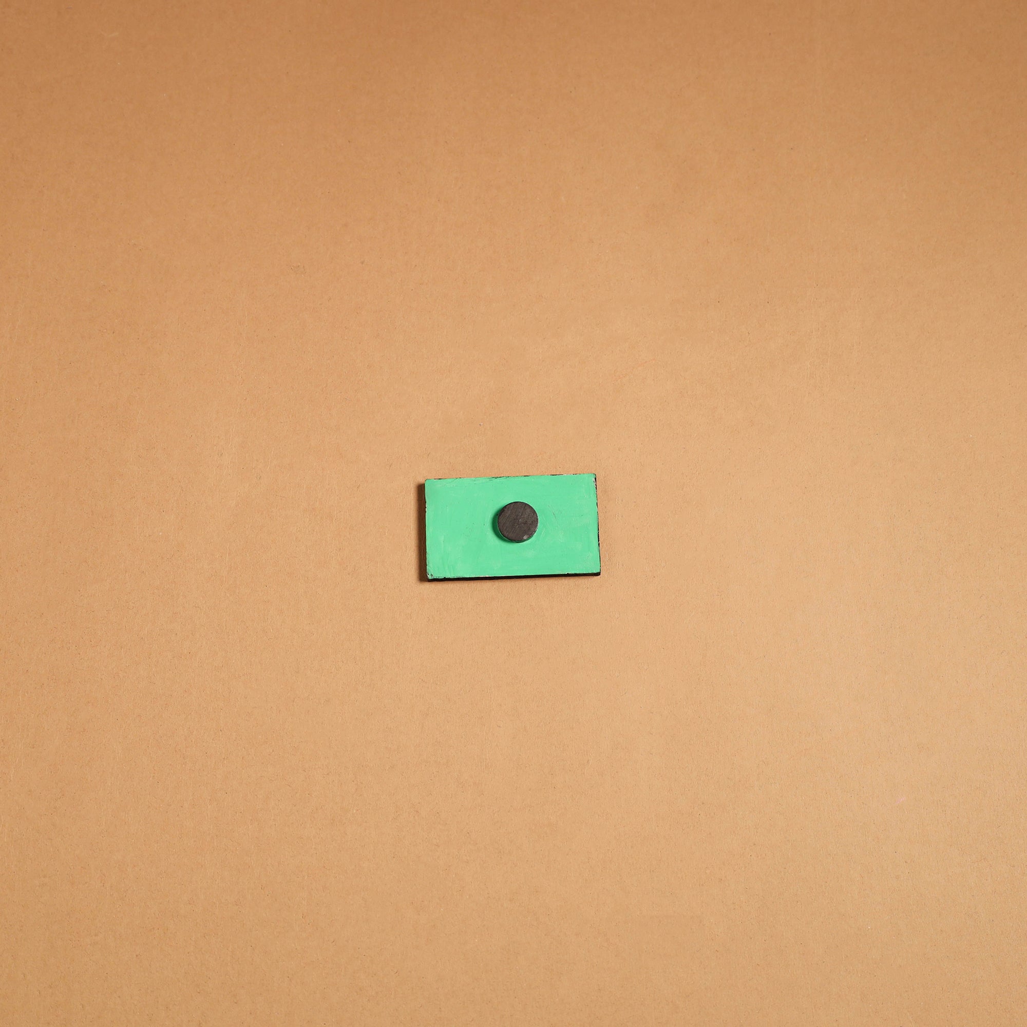 Multicolor - madhubani handpainted wooden fridge magnet 38