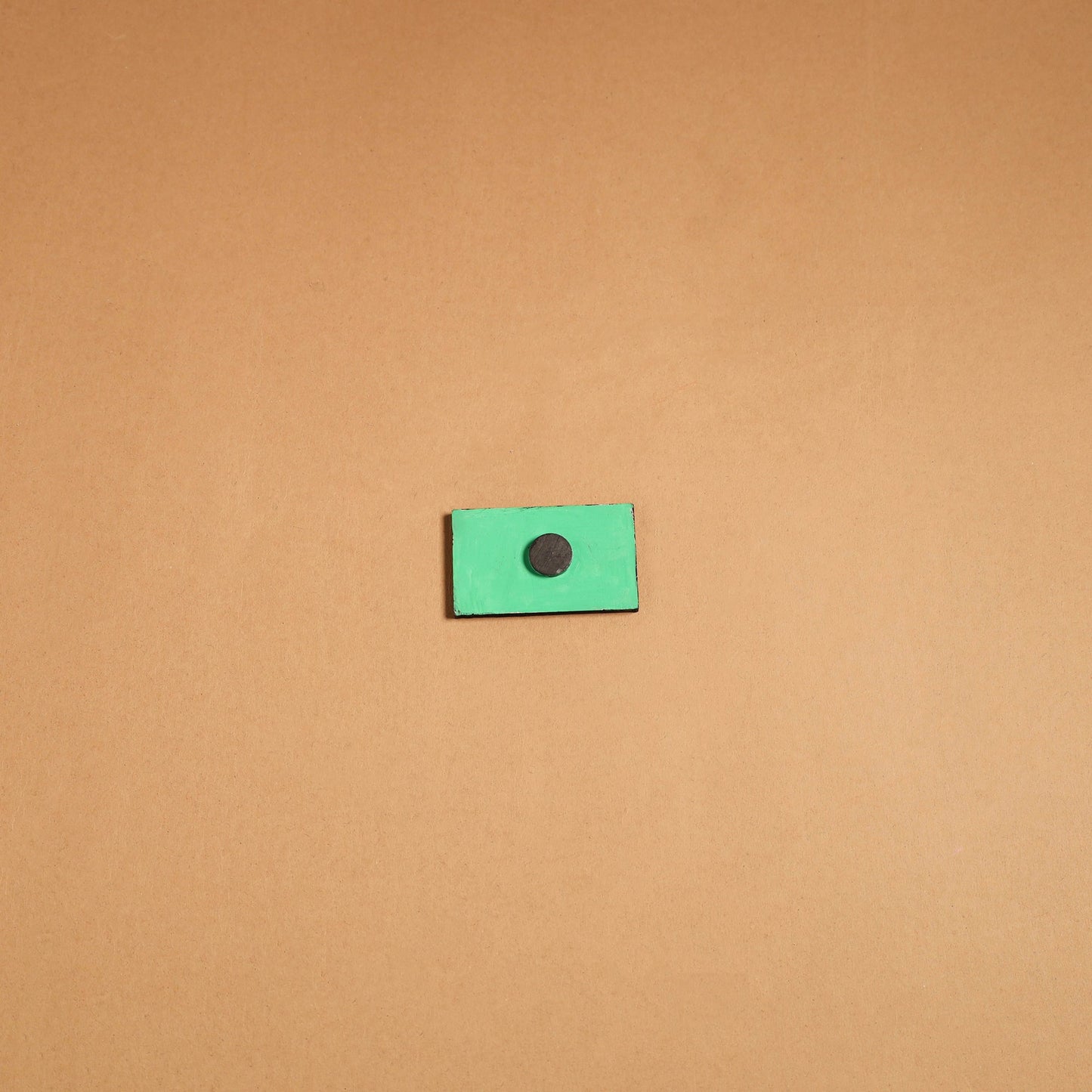 Multicolor - madhubani handpainted wooden fridge magnet 38