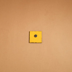 Multicolor - madhubani handpainted wooden fridge magnet 41