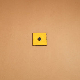 Multicolor - madhubani handpainted wooden fridge magnet 43