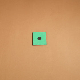 Multicolor - madhubani handpainted wooden fridge magnet 44