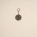 Madhubani handpainted wooden keychain 07 - handcrafted