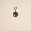 Madhubani handpainted wooden keychain 11 - handcrafted