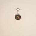 Madhubani handpainted wooden keychain 18 - handcrafted