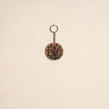 Madhubani handpainted wooden keychain 20 - handcrafted