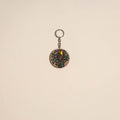 Madhubani handpainted wooden keychain 22 - handcrafted