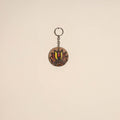 Madhubani handpainted wooden keychain 27 - handcrafted