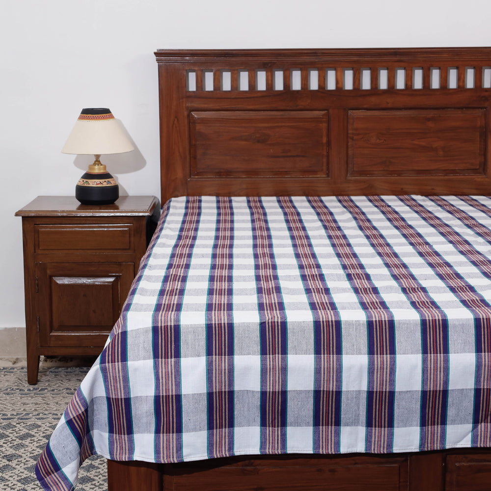 Buy Mangalagiri Handloom Cotton Single Bed Cover Online at iTokri.com