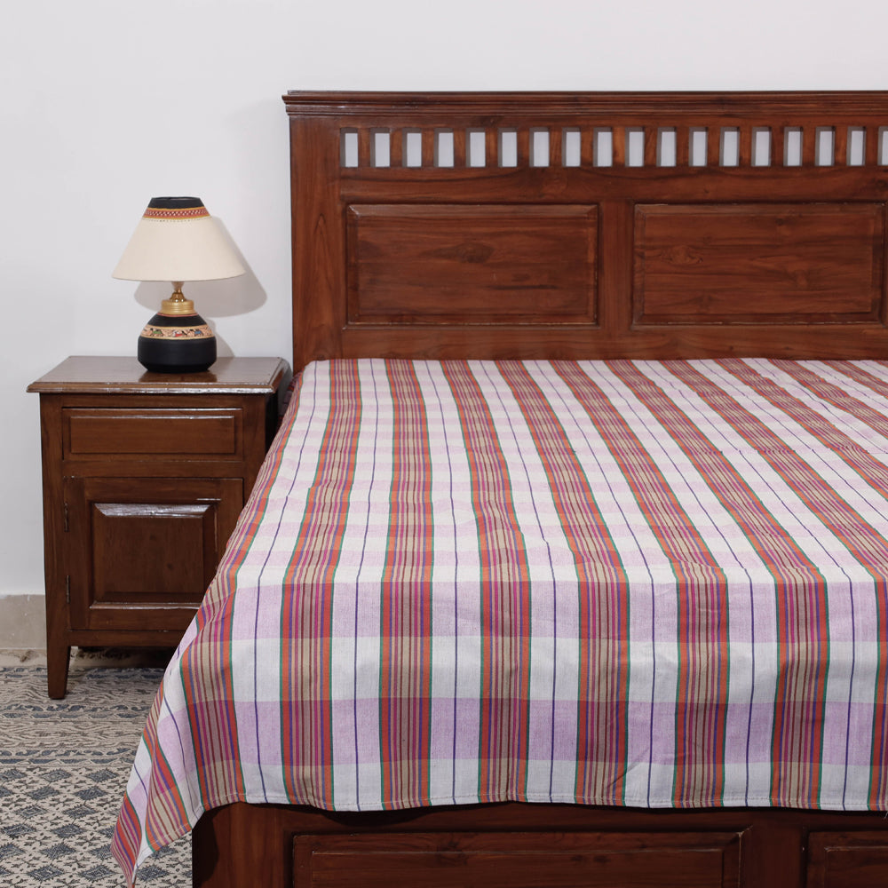  Mangalagiri Handloom Cotton Single Bed Cover Online at iTokri.com