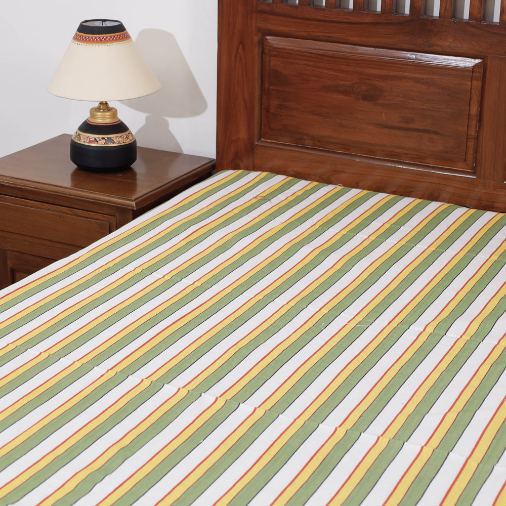 Buy Mangalagiri Handloom Cotton Single Bed Cover Online at iTokri.com