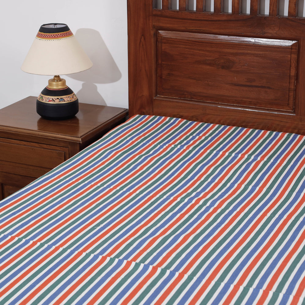 Buy Mangalagiri Handloom Cotton Single Bed Cover Online at iTokri.com