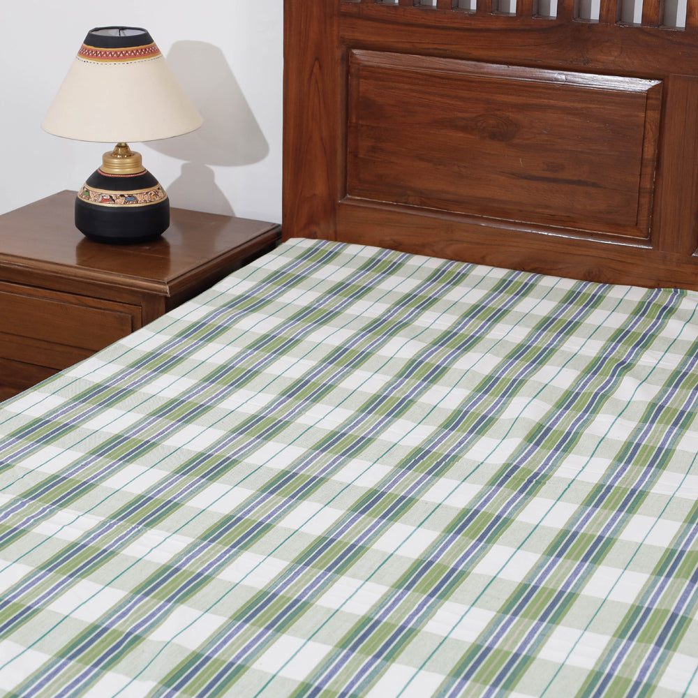 Buy Mangalagiri Handloom Cotton Single Bedcover Online at iTokri.com