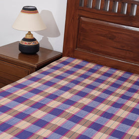Buy Mangalagiri Handloom Cotton Single Bedcover Online at iTokri.com