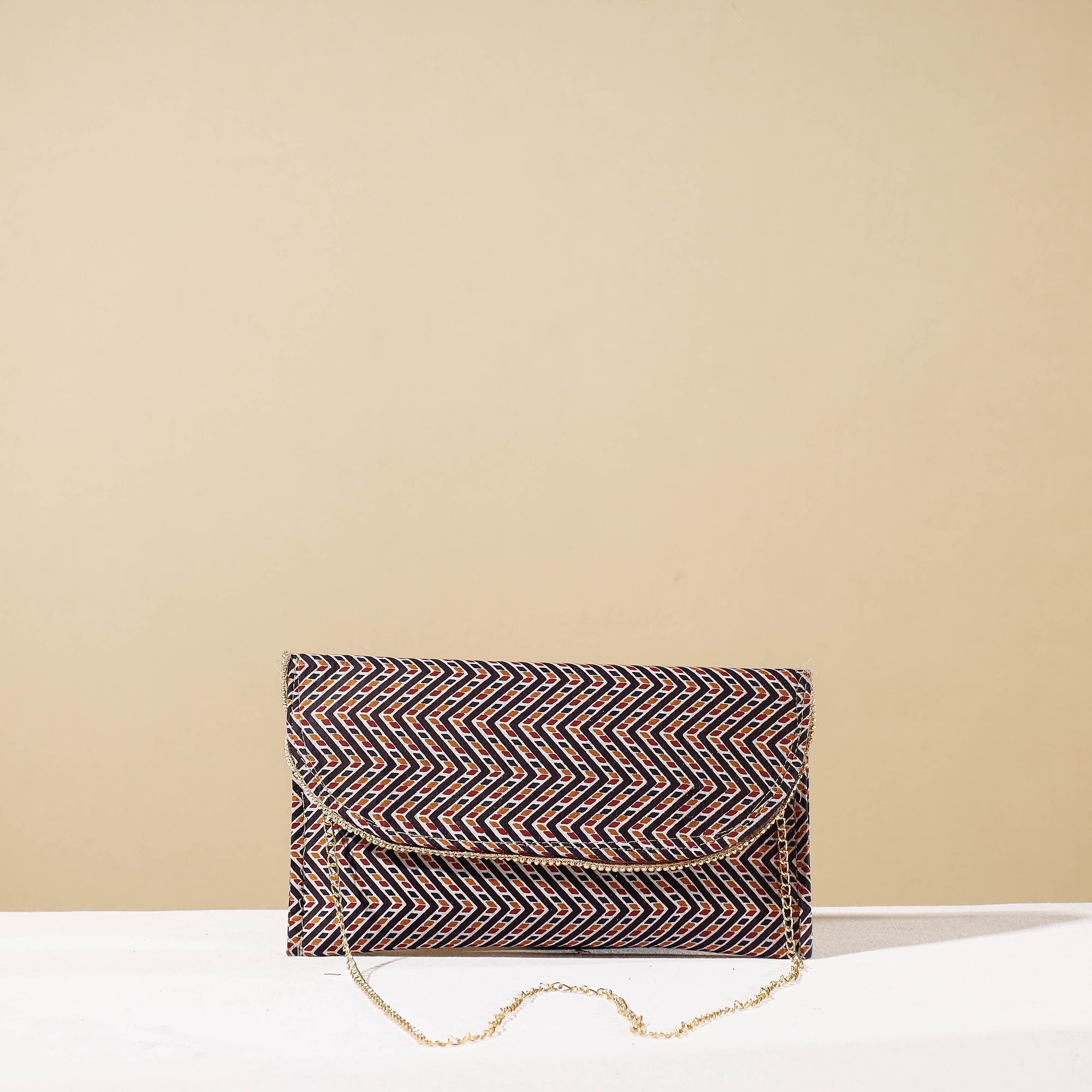 Multicolor Marudhara Printed Sling Clutch Wallet