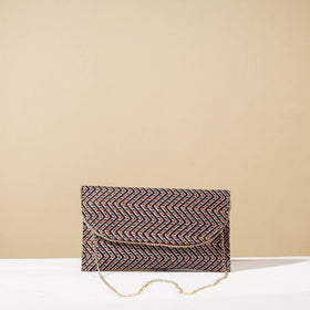 Multicolor Marudhara Printed Sling Clutch Wallet